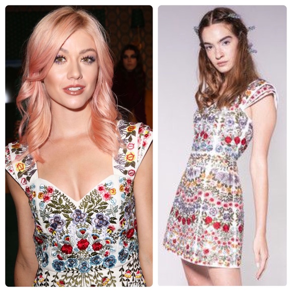 ALICE + OLIVIA Roz Crystal Beaded Mini Dress - Picture 13 of 17